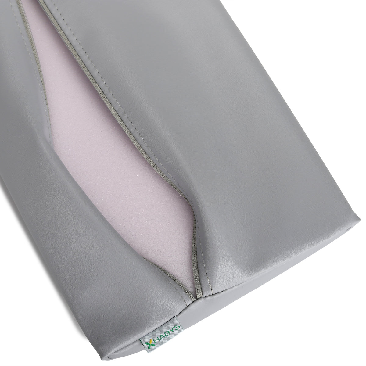 Lenden-Halbrolle für Massage | 40x25x5 | Polsterung Vinyl Flex