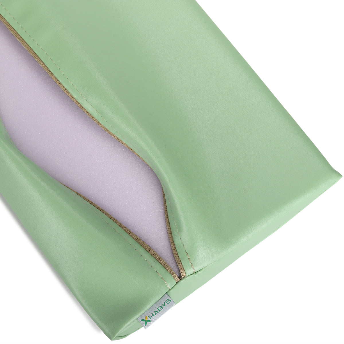 Lenden-Halbrolle für Massage | 40x25x7 | Polsterung Vinyl Flex