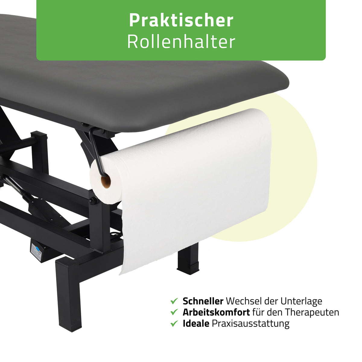 Massageliege Elektrisch Fortis 2 | 2-Segmente | Handfernbedienung