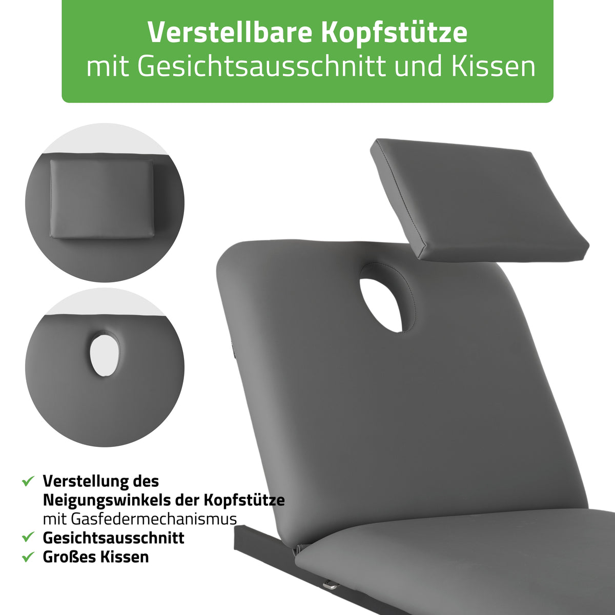 Massageliege Elektrisch Fortis 2 | 2-Segmente | Handfernbedienung Steuerrahmen