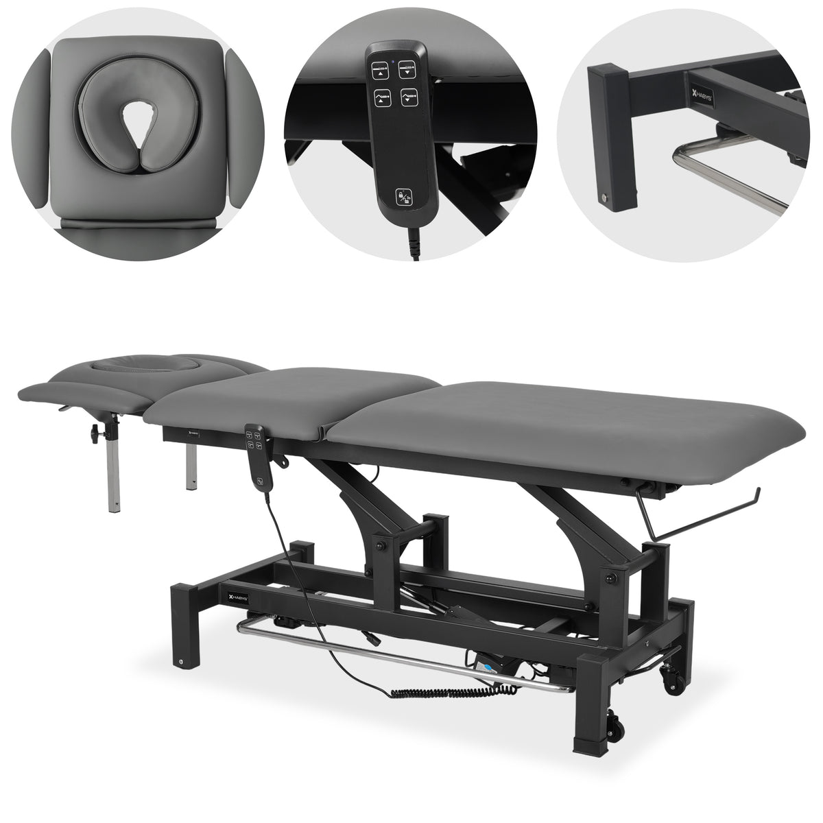Massageliege Elektrisch Fortis 5 Ergo | 5-Segmente | Handfernbedienung Steuerrahmen