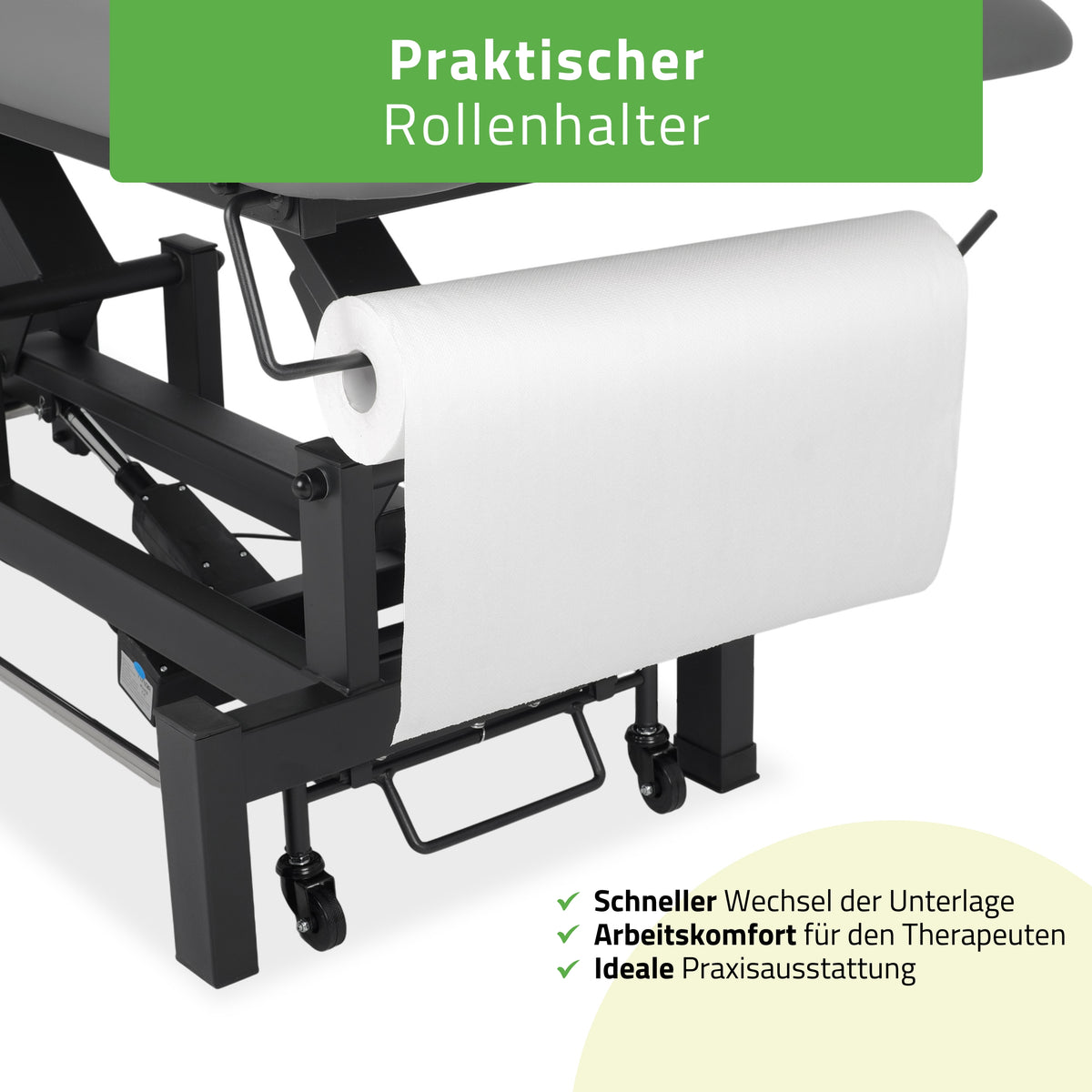 Massageliege Elektrisch Fortis 5 Ergo | 5-Segmente | Handfernbedienung Steuerrahmen