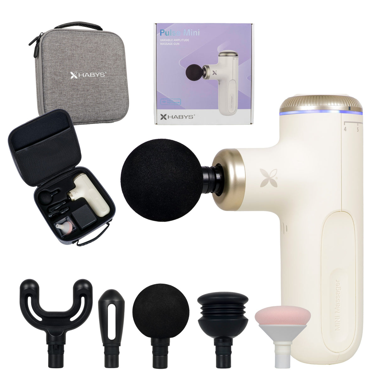 Habys Massagepistole Pulse Mini | Massage Gun | Vibrationsmassagegerät