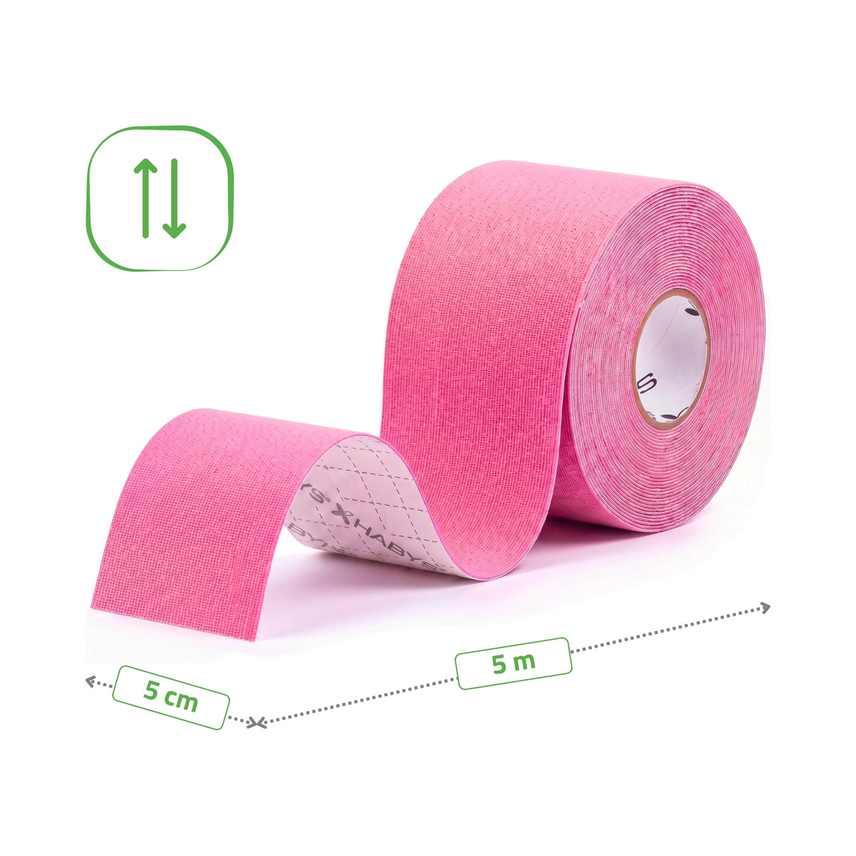 Habys Kinesiologie Tape Gesicht | elastisches Tape | 5cm × 5m | Face