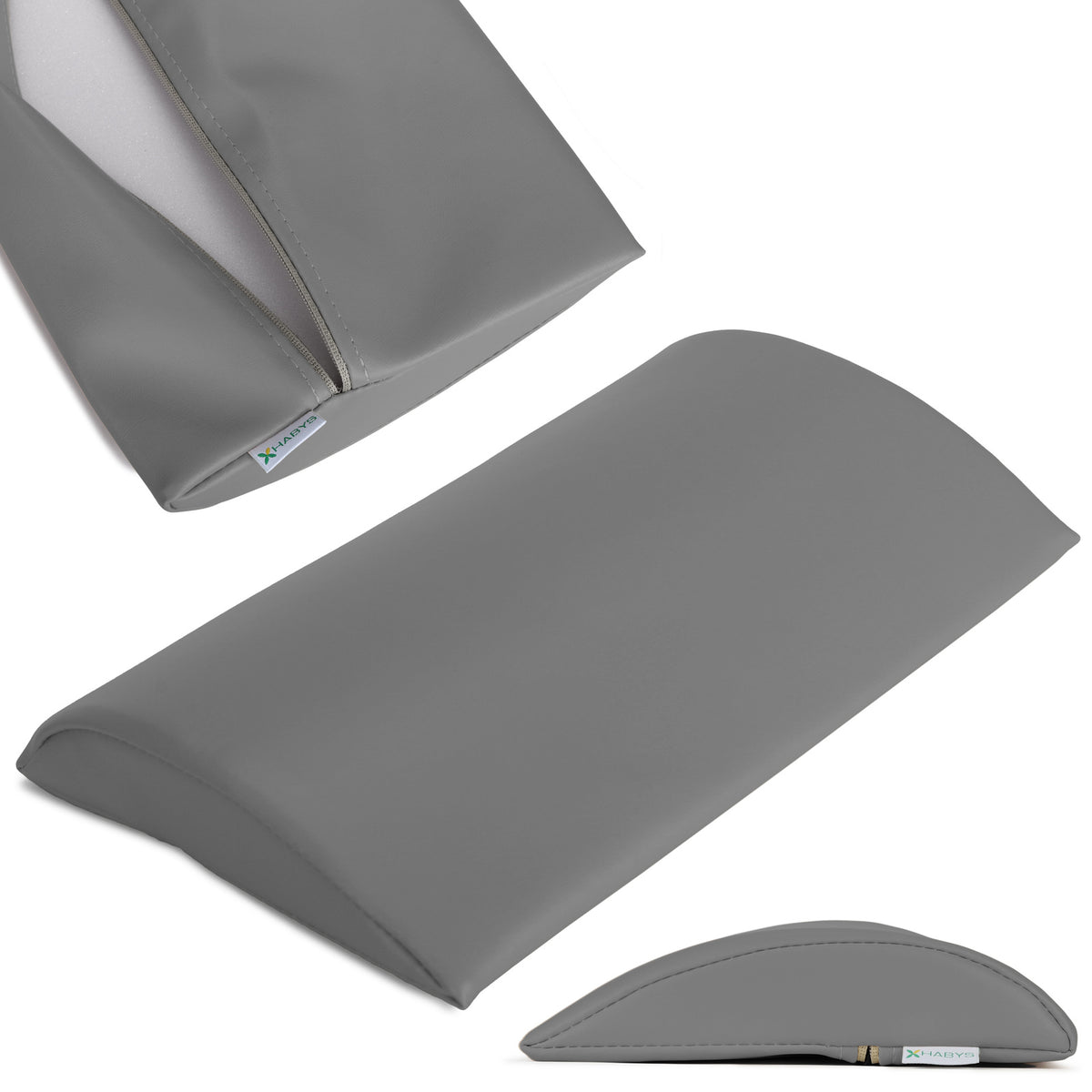 Lenden-Halbrolle für Massage | 40x25x5 | Polsterung Touch Core