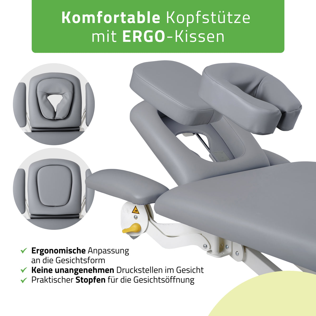 Set Therapieliege Elektrisch Proxima V4 Ergo + Massagepistole Dynamic Pro + Vollrolle 15x60 + Vliesstoff-Unterlage auf Rolle