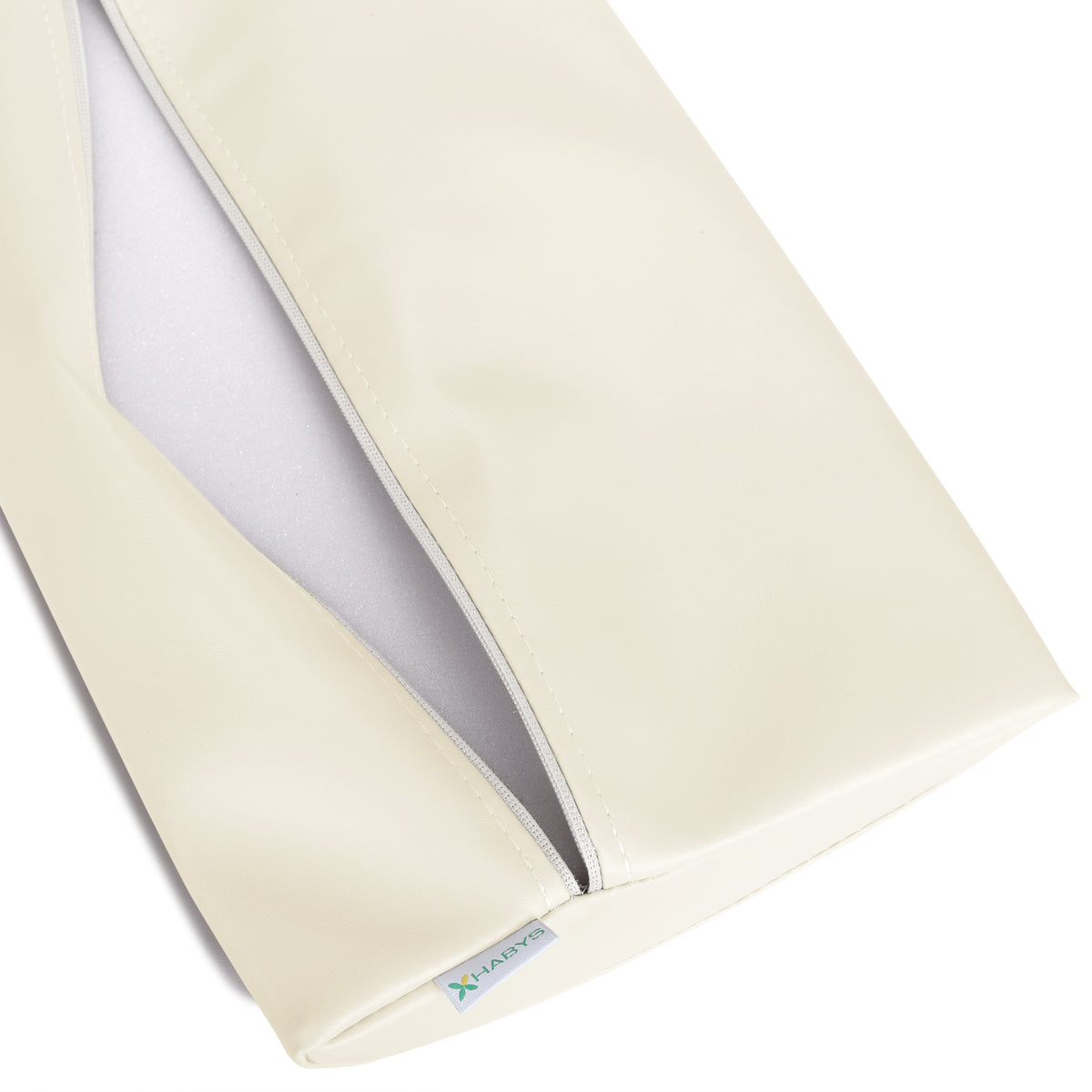 Lenden-Halbrolle für Massage | 40x25x5 | Polsterung Satin Comfort