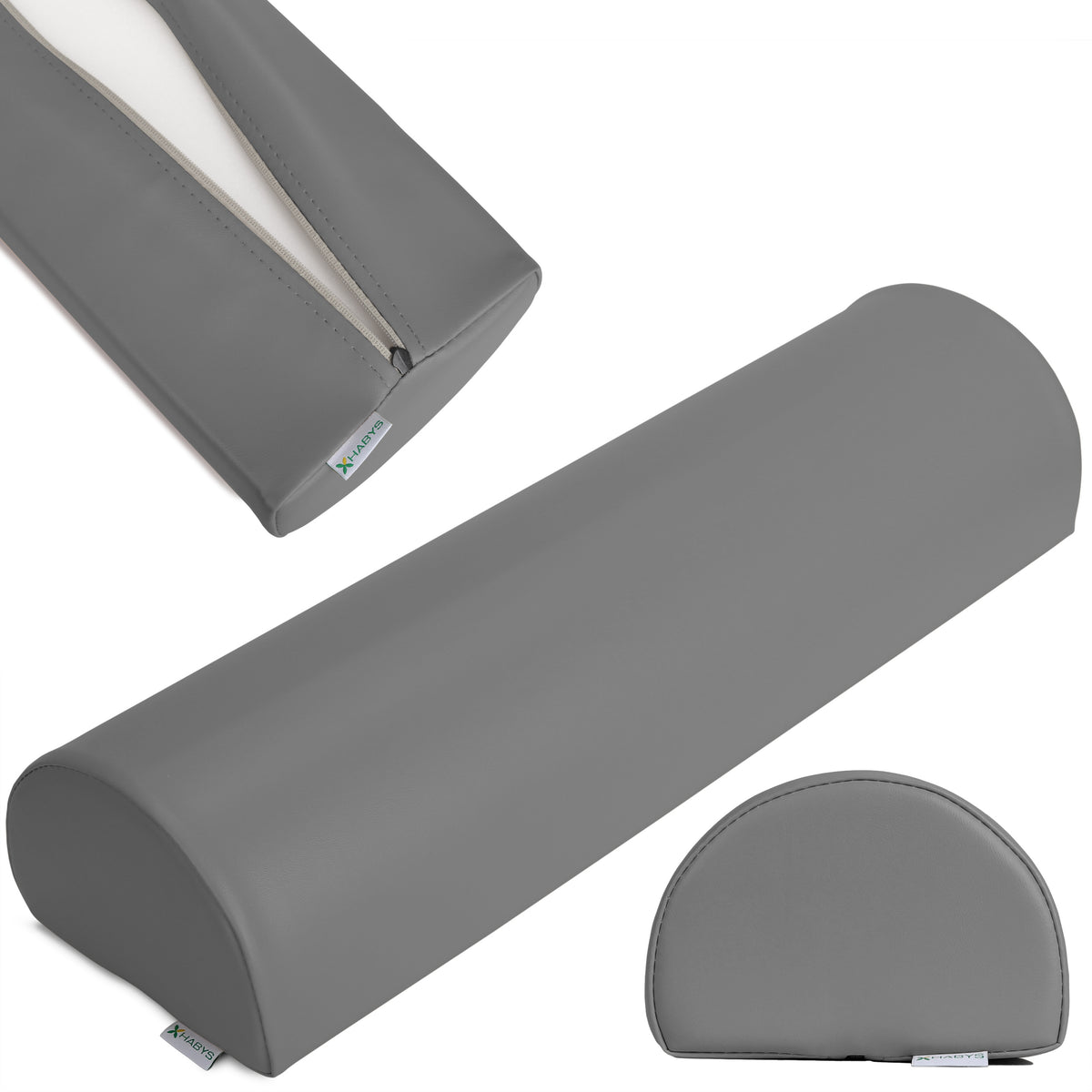 Halbrolle für Massage | für Füße oder unter das Knie | 60x18x12 | Polsterung Satin Comfort