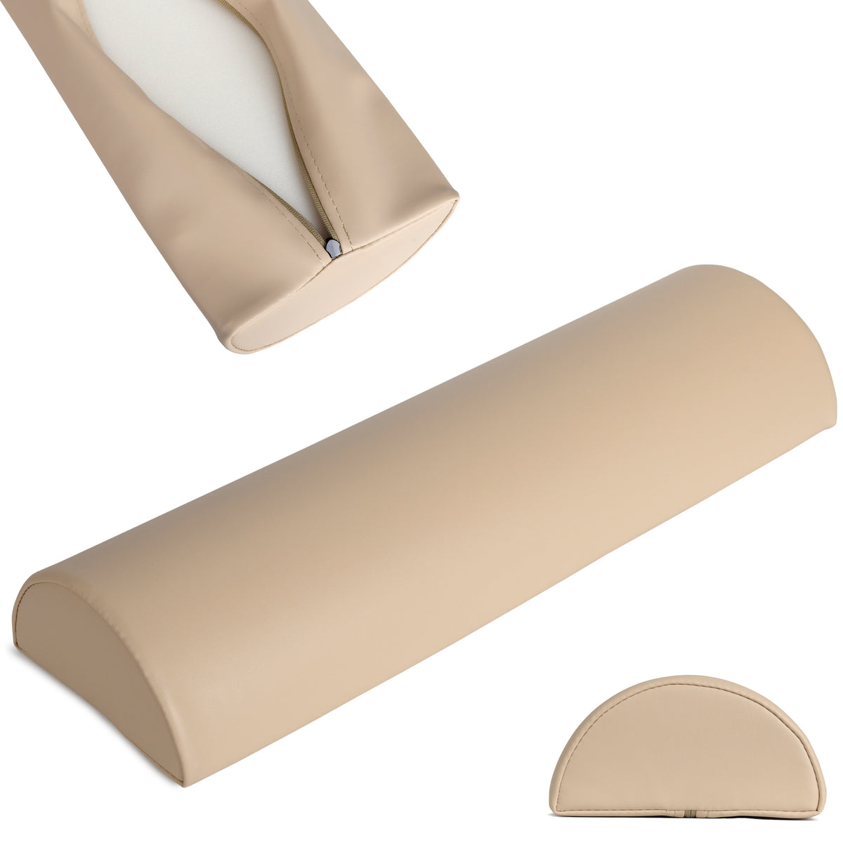 Halbrolle für Massage | 60x19x9 | Polsterung Vinyl Flex