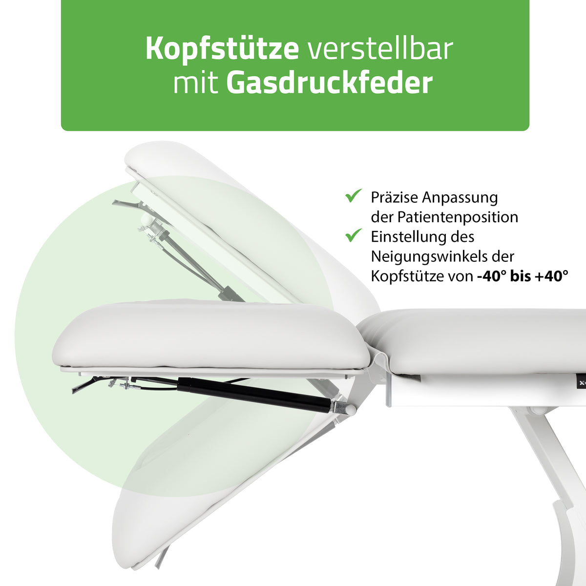 Massageliege Elektrisch Fortis 2 Ergo | 2-Segmente | Handfernbedienung Steuerrahmen