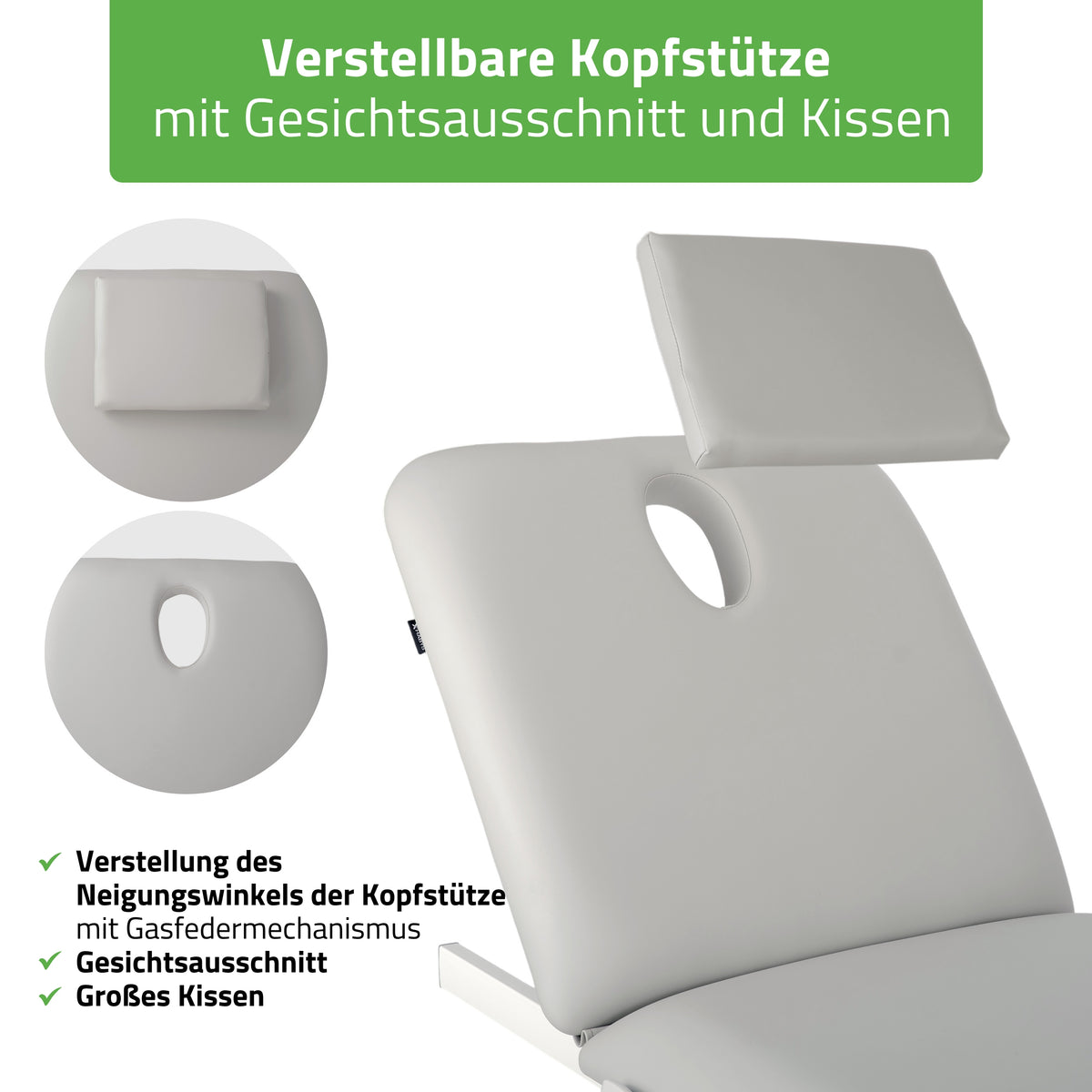 Massageliege Elektrisch Fortis 2 | 2-Segmente | Handfernbedienung