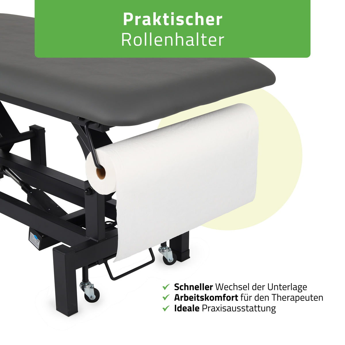 Massageliege Elektrisch Fortis 5 Ergo | 5-Segmente | Handfernbedienung