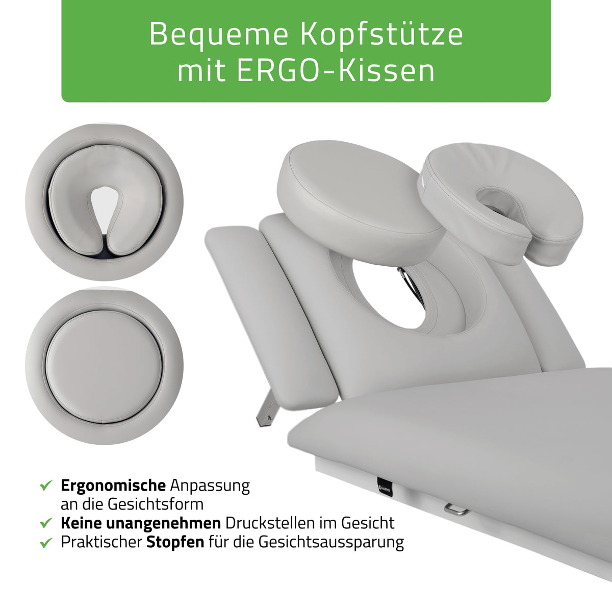 Massageliege Elektrisch Fortis 4 Ergo | 4-Segmente | Handfernbedienung Steuerrahmen