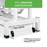 Massageliege Elektrisch Fortis 4 Ergo | 4-Segmente | Handfernbedienung Steuerrahmen