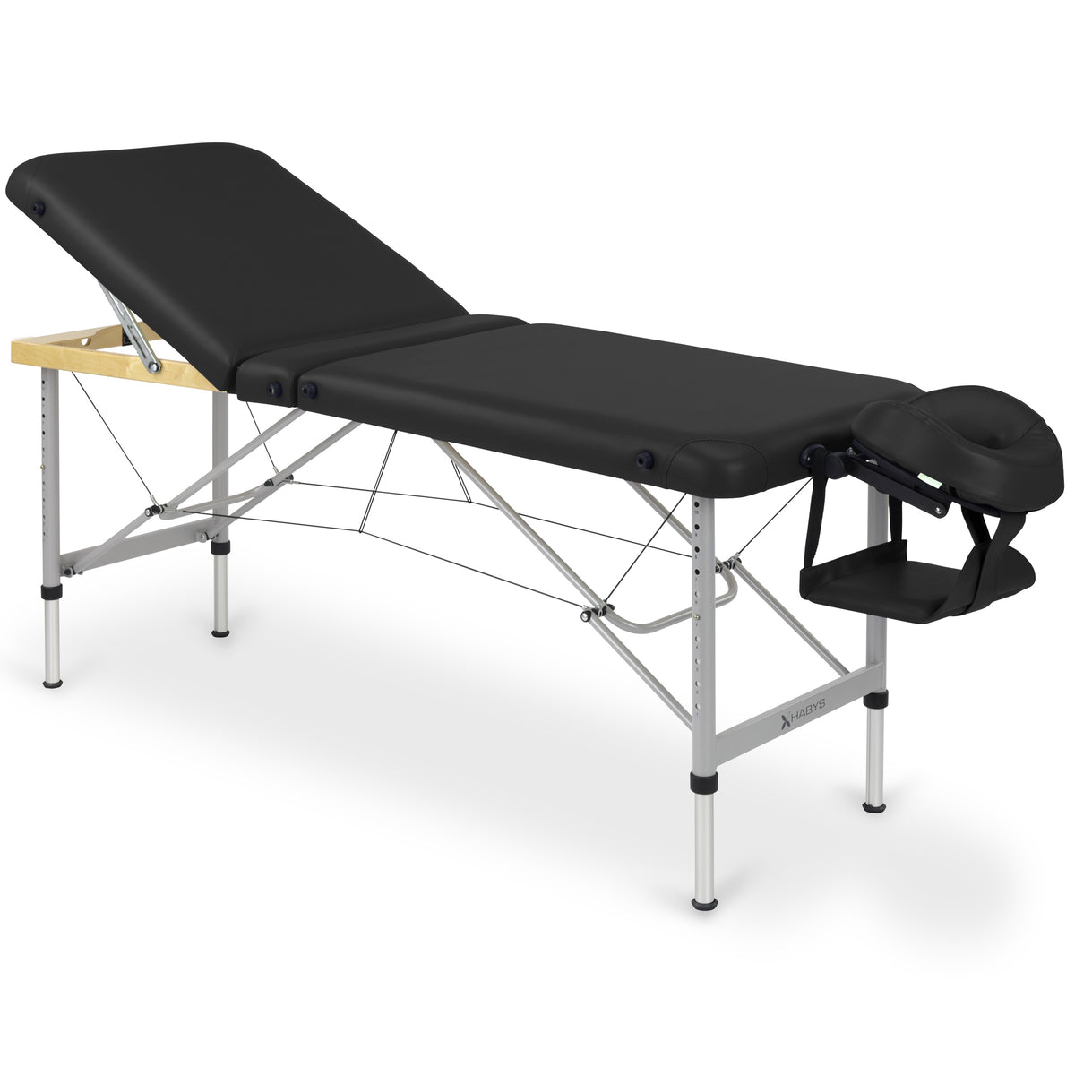 Massageliege Klappbar Aero Plus | 60 cm | Schwarz