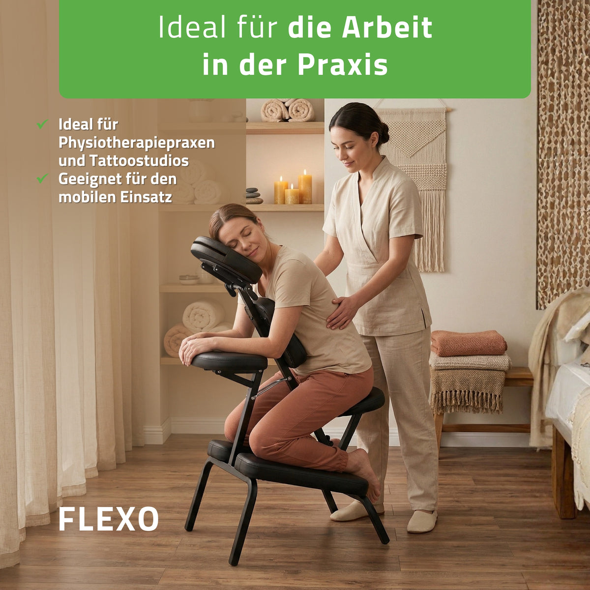 Mobiler Massagestuhl Flexo