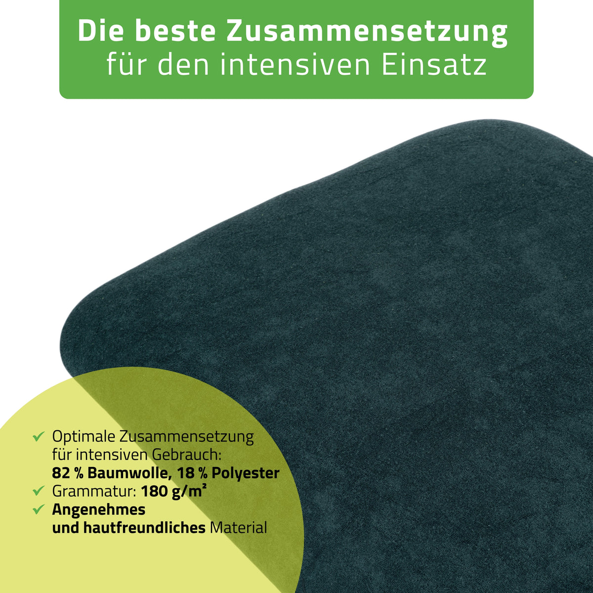 Frottee Bezug mit Gummizug und Schnüren für Kosmetikliege