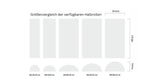 Lenden-Halbrolle für Massage | 40x25x5 | Polsterung Vinyl Flex