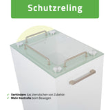 Habys Kosmetikwagen Milo | mit 3 Schubladen | Weiß