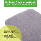 Velours Bezug mit Gummizug und Schnüren für Kosmetikliege
