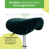 Velours Bezug für Rollhocker mit Gummizug | Durchmesser 34-40 cm