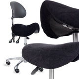 Frottee Bezug für Rollhocker | Durchmesser 34-40 cm