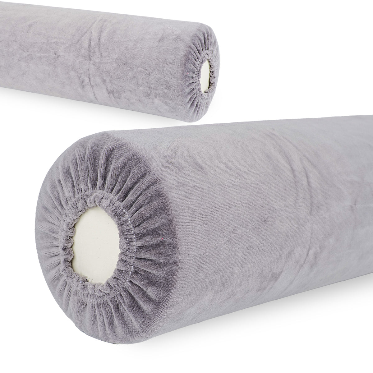 Velours Bezug für Lagerungsrolle mit Gummizug  | 15x60