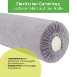 Velours Bezug für Lagerungsrolle mit Gummizug  | 15x60