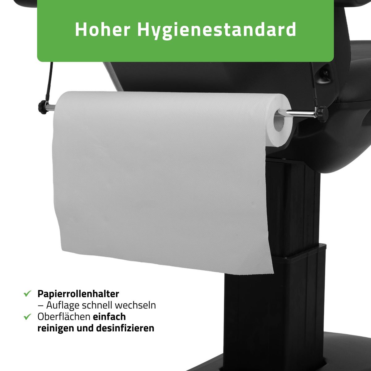Kosmetikliege Elektrisch | Ravia PRO 3 | Kosmetiksessel mit elektrischer Verstellung | Handfernbedienung | 4 Elektromotoren