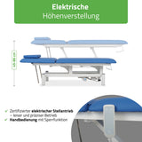 Massageliege Elektrisch Optima | 2-Segmente | Handfernbedienung