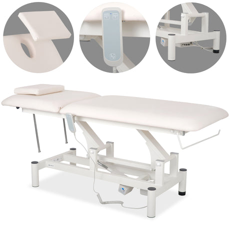 Massageliege Elektrisch Optima | 2-Segmente | Handfernbedienung