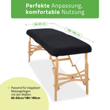 Frottee Bezug für klappbare Massageliegen | 1-teilig | 60-65/180-185 cm