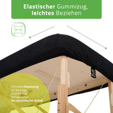 Set | Einteiliges Frottee Spannlaken für klappbare Massageliegen 70-75/180-185 | + Frottee-Bezug für die Kopfstütze