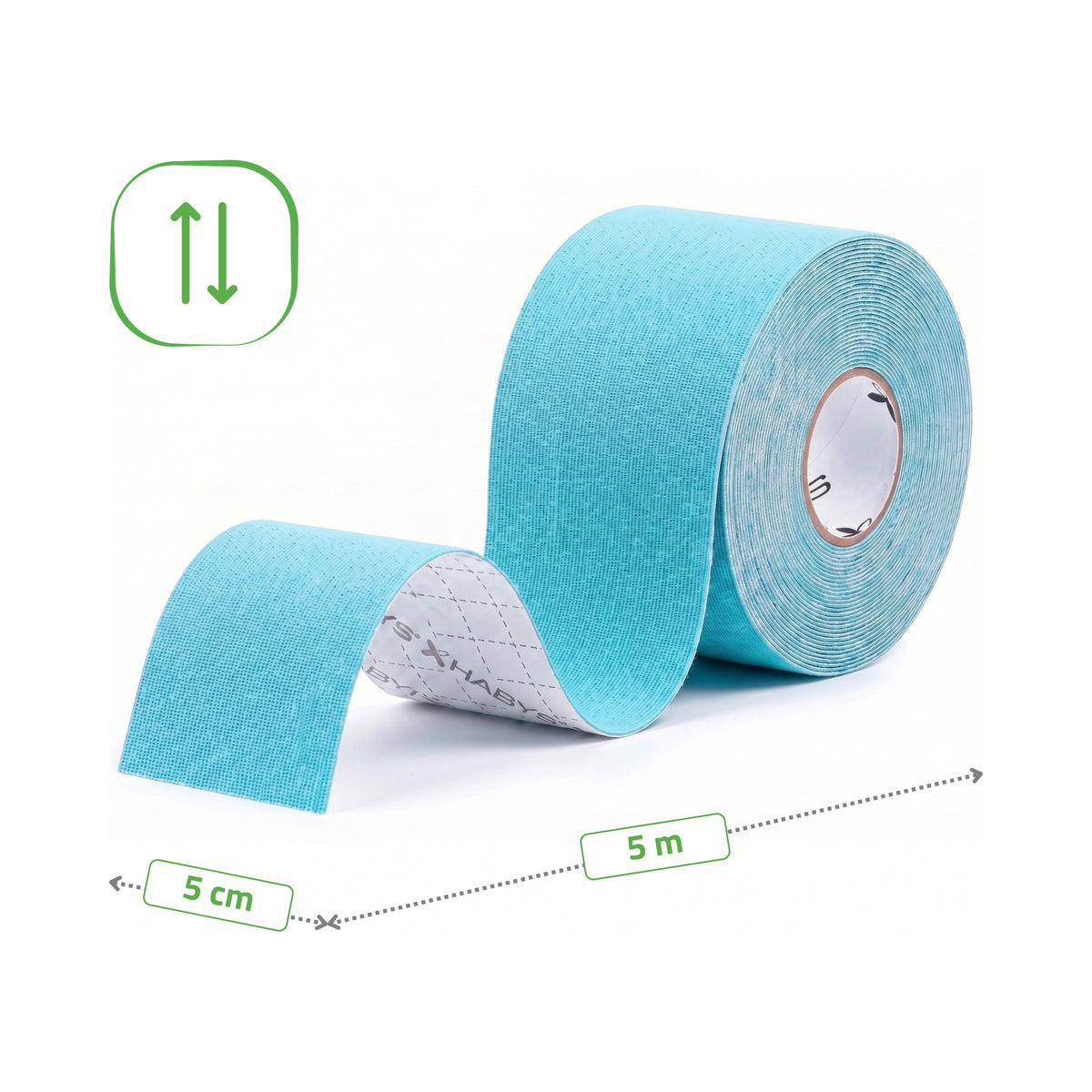 Habys Kinesiologie Tape Gesicht | elastisches Tape | 5cm × 5m |  Face
