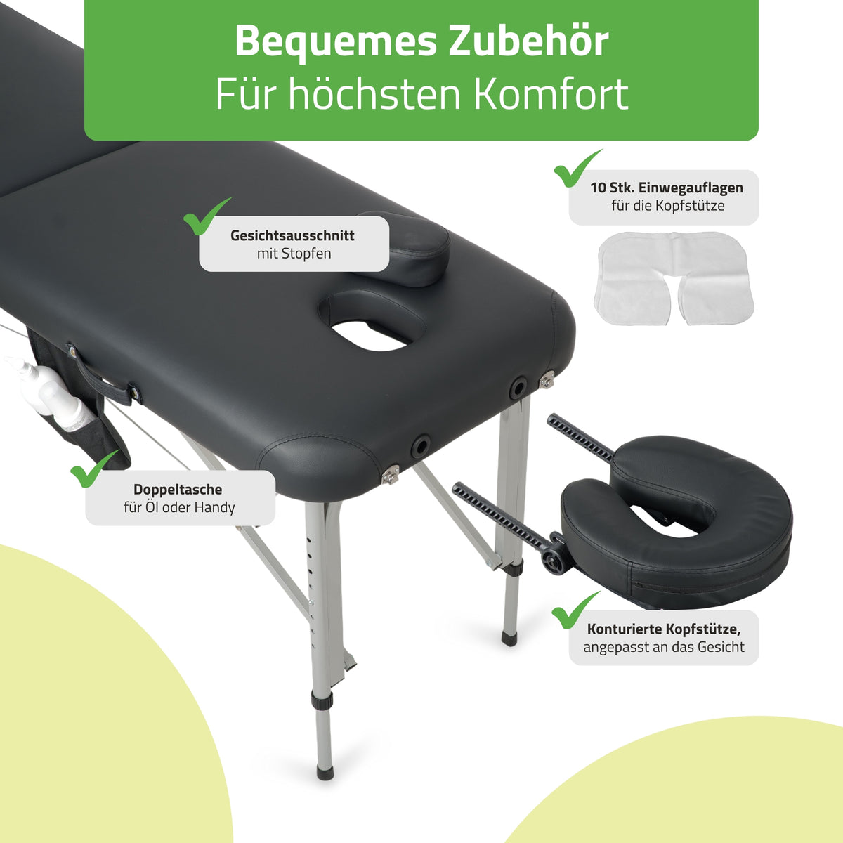 Massageliege Klappbar Vera | Kosmetikliege