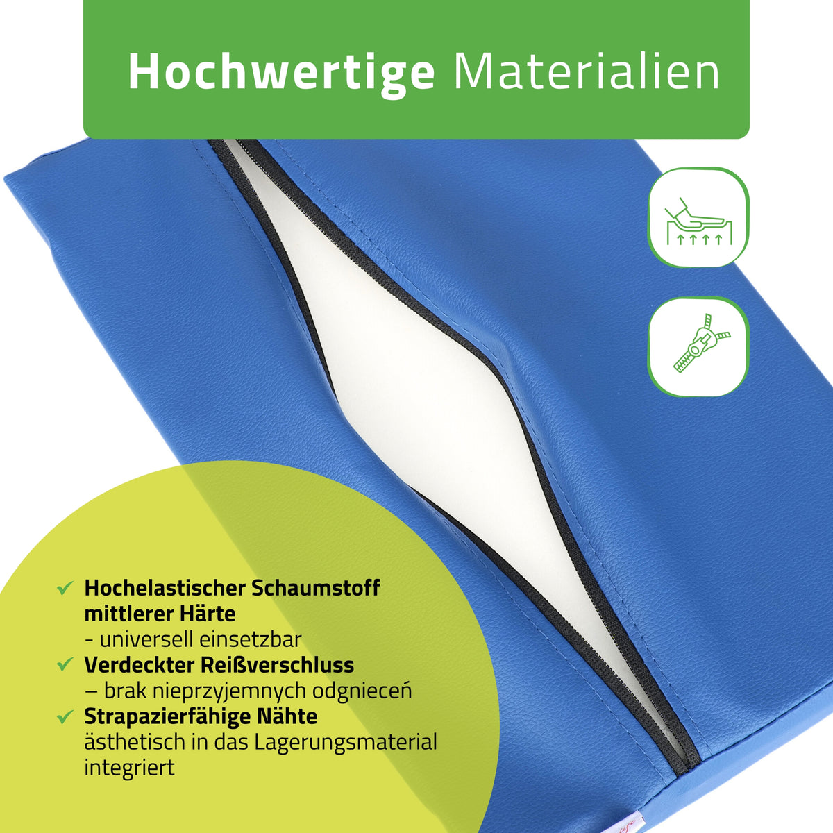 Lenden-Halbrolle 40x25x5 | Comfy Base