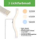 Habys VENA LED-Kosmetiklampe | 45W |  für Wimpern-, Augenbrauenstyling und Permanent Make-up