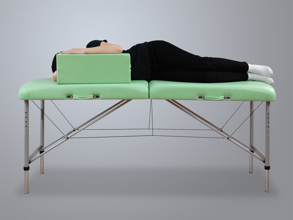 Lagerungswürfel für Massage 50x25x20 | Stufenlagerungswürfel mit Vinyl Flex Polsterung