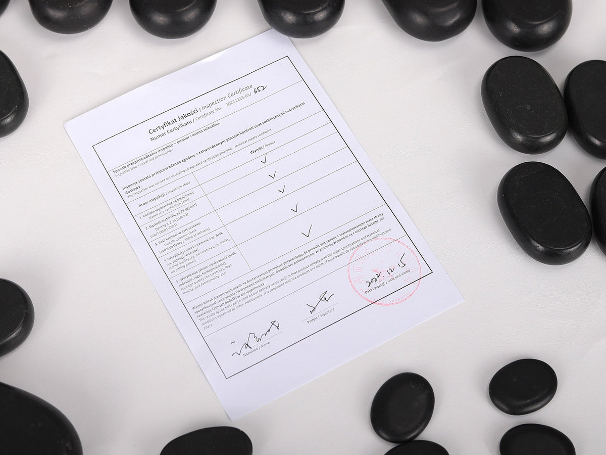 Hot Stone Massagesteine Set 45 teilig
